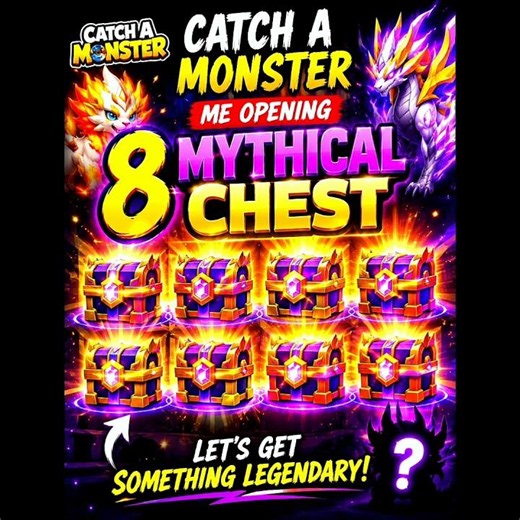 opening 8 mythical chest🧰 in CAM