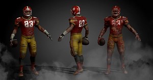American football player 2in1 | 3D Characters | Unity Asset Store