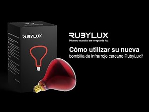 Si se pregunta cómo utilizar su nueva bombilla infrarroja cercana RubyLux NIR-A