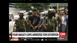 Four Makati cops arrested for extortion cnn.ph/2qQN2Kx | NewsWatch Plus Philippines