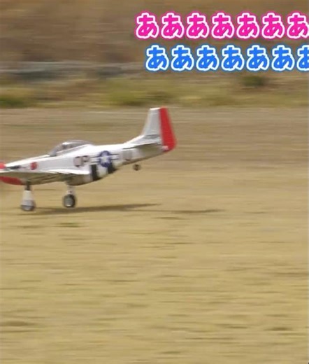 Did the P-51 Mustang successfully take off? #RCairplane