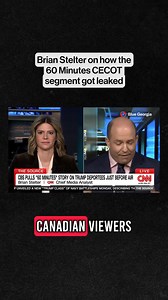 63K views · 1.3K reactions | Brian Stelter on how the 60 Minutes CECOT segment leaked: CBS shipped it off to one of its affiliates, a Canadian network called Global TV. Global TV streamed the report on its app today, which caught the attention of some Canadian viewers. | Blue Georgia | Facebook