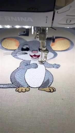 Baby Mouse Machine Embroidery Design | Instant Download - Etsy