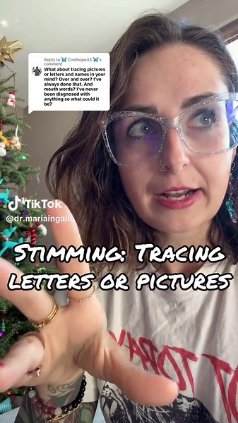 Understanding Stimming: Tracing Letters and Visual Thinking