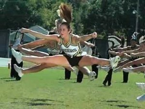 DEATH DEFYING CHEERLEADING!