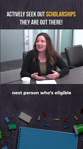 ALWAYS Actively SEARCH for Scholarships! #shorts