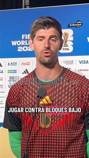 Thibaut Courtois da la cara tras el empate ante Irán
