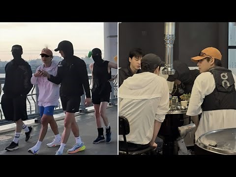 OMG! Video BTS Taehyung Jogging with Park Seo-joon, Park Hyung-sik & Choi Woo-shik on the Han River
