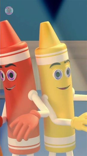 Colors Crayons Song for Kids #short #crayon #crayoncolors #nurseryhymes #learning