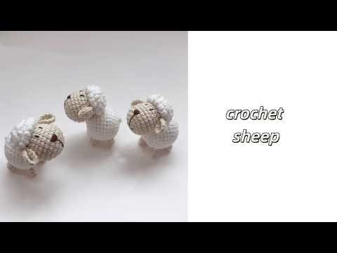 Cute Crochet Sheep Tutorial 🐑 | Easy Amigurumi for Beginners | Step-by-Step Guide