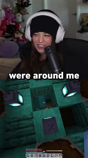 I made her ragequit... #valkyrae #blau #minecraft