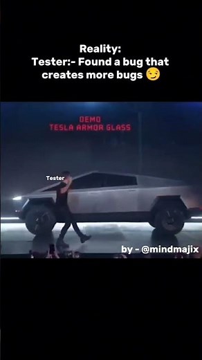 😂 The Developer vs Tester #developermemes #codingmemes #funny #tester #comedy #elonmusk #tesla