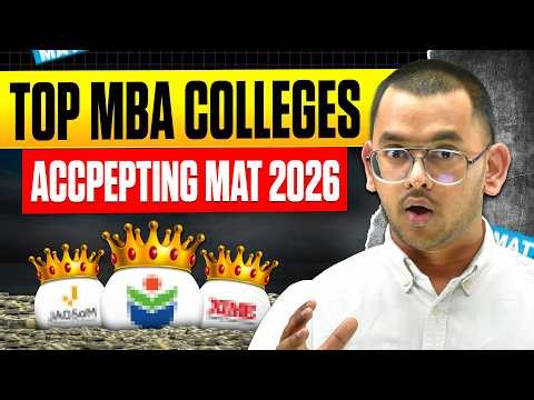 MAT 2026: Best MBA Colleges in India | Fees, Placements & Cutoff