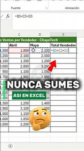 How to add quickly in Excel like a PRO😲