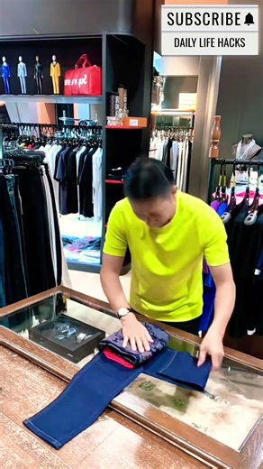 Diy Clothes Folding Ideas 4 #clothfolding #foldedclothes #shorts