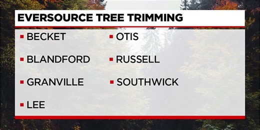 Eversource to conduct tree trimming operations this week