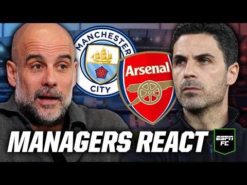 Pep Guardiola & Mikel Arteta REACT as Manchester City bag HUGE win vs. Arsenal | ESPN FC
