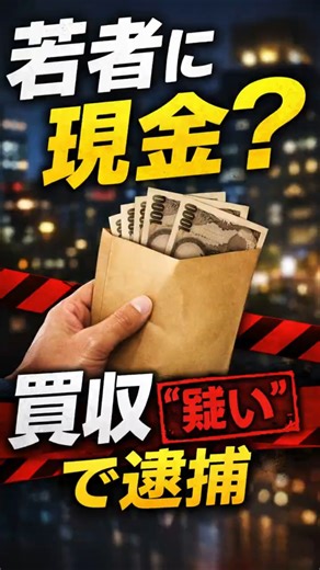 「若者に現金27万円？“買収疑い”で逮捕…何がアウトなのか」