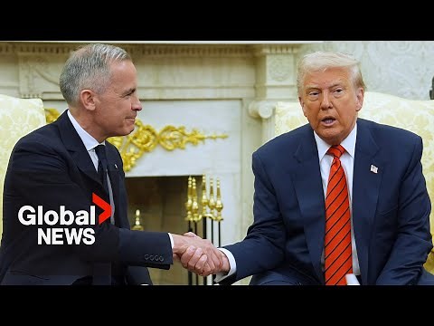 “We’re going to be friends with Canada": Trump, Carney meet at the White House | FULL