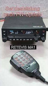 NEU: RETEVIS MA1 Sendeleistung nach FW-Update #retevis #hamradio #freenet