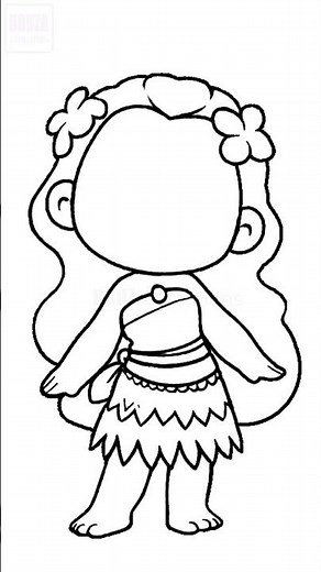 How To Draw Moana Easy | Disney Princess #cutedraws #moana #moana2