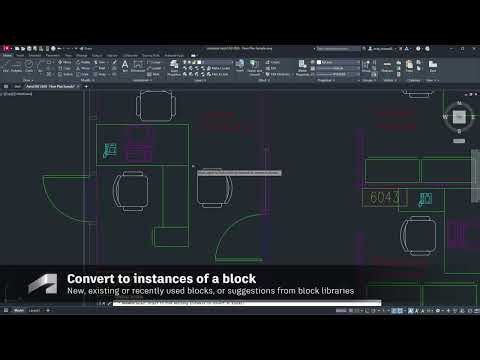 AutoCAD 2026: Smart Blocks: Search and Convert