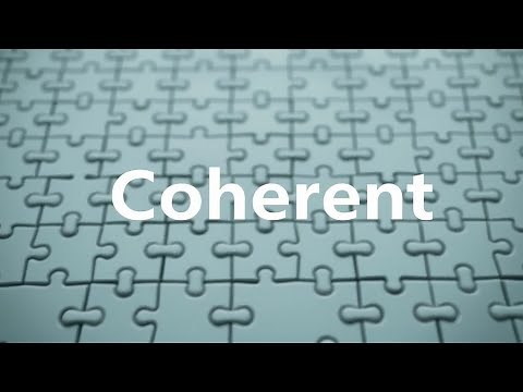 Coherent Meaning | Coherent Definition | Coherent Pronunciation | Visual Dictionary