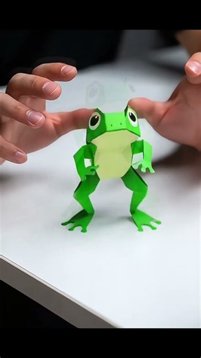 This $1 Paper Toy JUMPS 😱