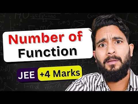 Number of Functions From A to B | 4 Marks Guaranteed | JEE Mains 2026