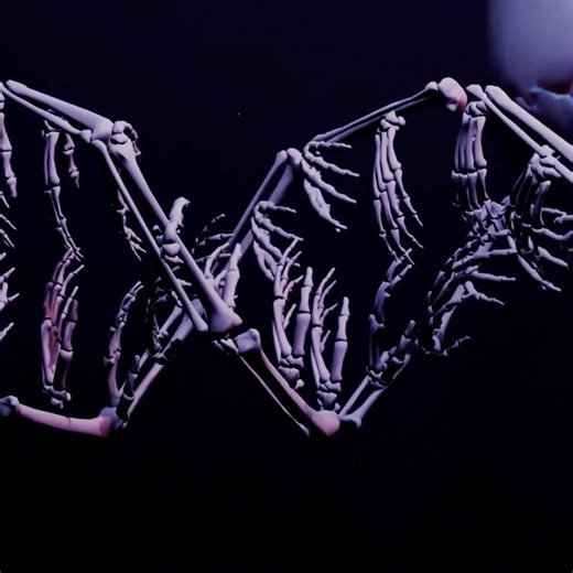 The spookiest thing for me? When a scientific organization uses left-handed DNA in an illustration. (Not exactly left-handed like the hands in this video, but the way the DNA twists.) And yes, I'm well aware that there is Z-DNA. But that's not an excuse if you don't have a zig-zag backbone. Speaking of the backbone, why didn't I use "spinal cord" there? That would have been much more clever. Anyway, happy Halloween! | Ribosome Studio