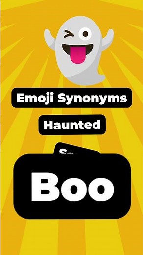 Emoji Vocabulary: 👻 Ghost Synonyms