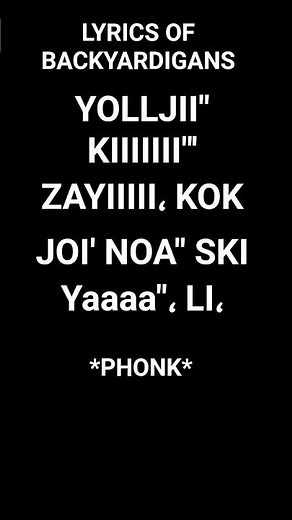 Lyrics OF Backyardigans