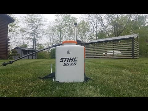 Stihl SG20 Backpack Sprayer Review