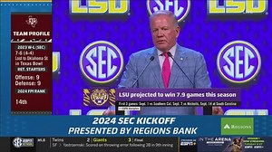 73K views · 1K reactions | Listen to Head Coach Brian Kelly's full press conference from the podium on SEC Media Day | LSU Football | Facebook