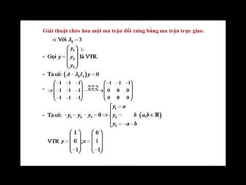 Ma trận trực giao