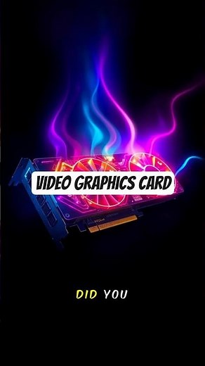 What Does a Video Card Do? 🎮🔥 (GPU Explained in 60 Seconds!)
