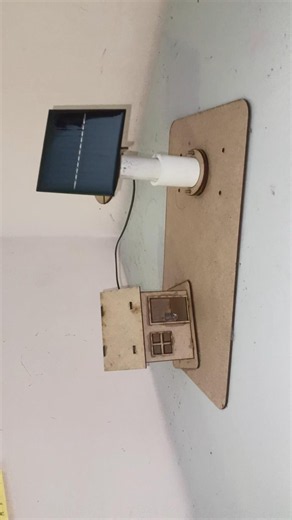 powered⚡by solar house 🏡science project #schoolproject #solarprojects #scienceproject #solarpower