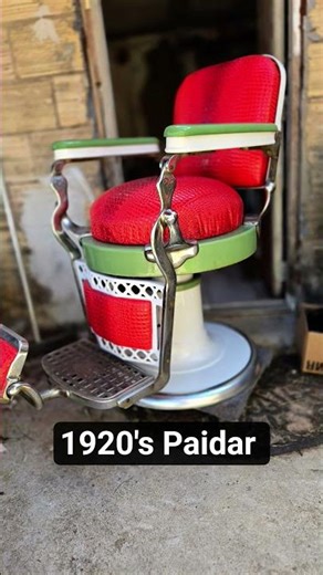 1920's Paidar Barber Chair #antique #barberchair #furniture