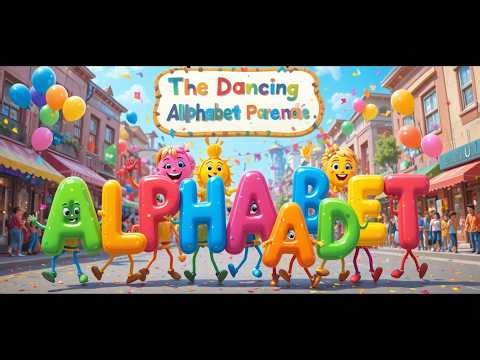 The Dancing Alphabet Parade 🔤🎉 | ABC Song for Kids | Learn Letters A–Z | Little Joys Studio