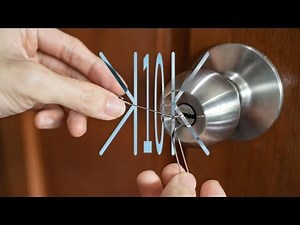 compressed into 10 seconds - How To Basic - How To Pick a Lock