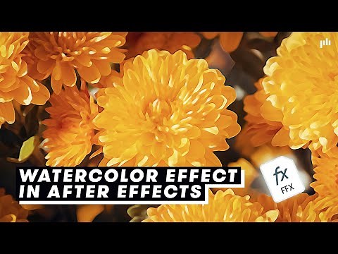 How to Make a Watercolor Effect on Your Video – After Effects Tutorial