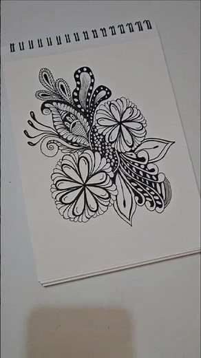 Day 8 - Easy Doodle Art Tutorial #doodle​ #doodleart​ #easy​ #drawing​ #art​ #zentangle​ #zen​ #yt