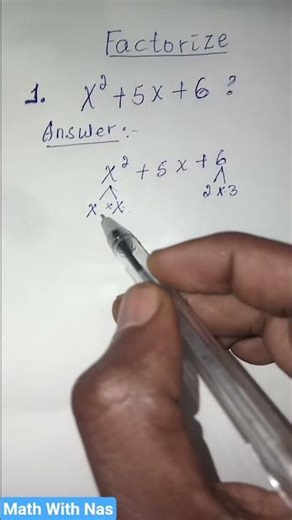 FACTORIZATION JUST IN FEW SECONDS!#algebraforbeginners #basicalgebra #mathhelp#mathematics