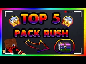 TOP 5 RESSOURCES PACKS RUSH MINECRAFT (1.7/1.8/1.9/1.10)