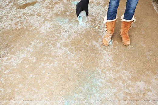 The Best Time To Salt Your Driveway Might Not Be When You Think