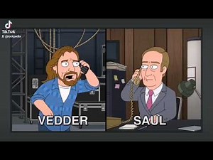 Better call Saul & Eddie Vedder en Padre de Familia