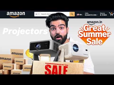 Home Theatre Setup Under ₹20000 🔥 Projector + Soundbar Amazon Sale!