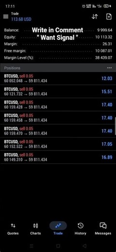 BTCUSD & XAUUSD Trading Signals | Live Bitcoin & Gold Buy Sell Alerts | TP, SL & Scalping | #xauusd