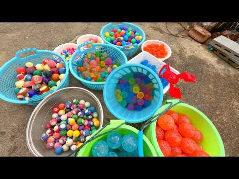 Welcome to Marble Run Live ☆ Handmade wooden rain gutter slope & colorful balls ASMR