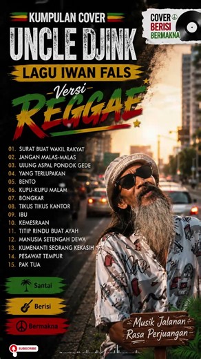 🎶 Uncle Djink Cover Iwan Fals Versi Reggae Full Album 2026 | 15 Lagu Legendaris Indonesia Nonstop 🌴